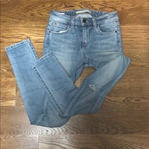 Joe’s light wash jeans
